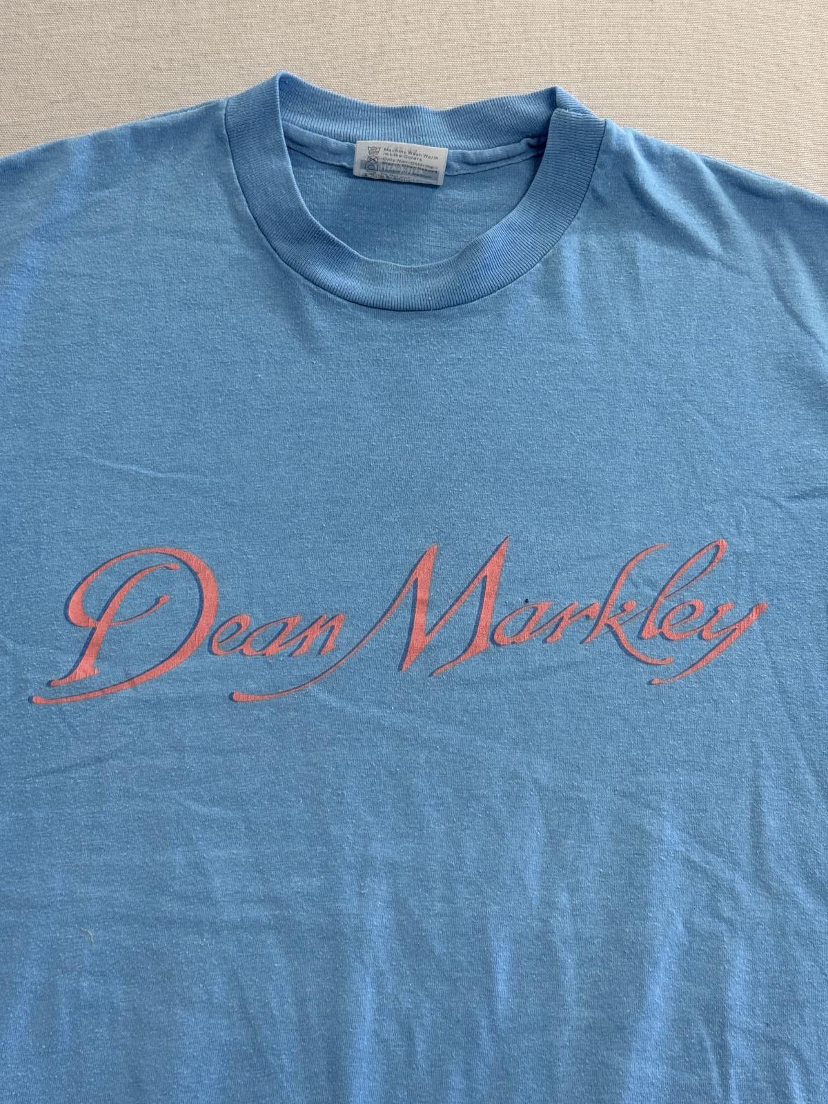 Hanes Vintage Dean Markley T-shirt Guitar String Co Music Tee - L Size US L / EU 52-54 / 3 - 3 Thumbnail