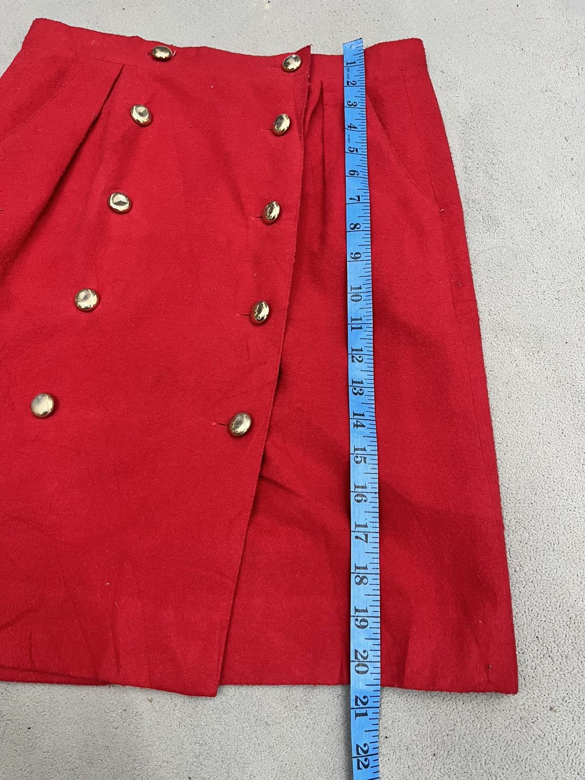 Designer × Japanese Brand × Mademoiselle Non Non ARCHIVE🔥LUCE BY MADEMOISELLE BUTTON SKIRT Size 28" / US 6 / IT 42 - 13 Thumbnail