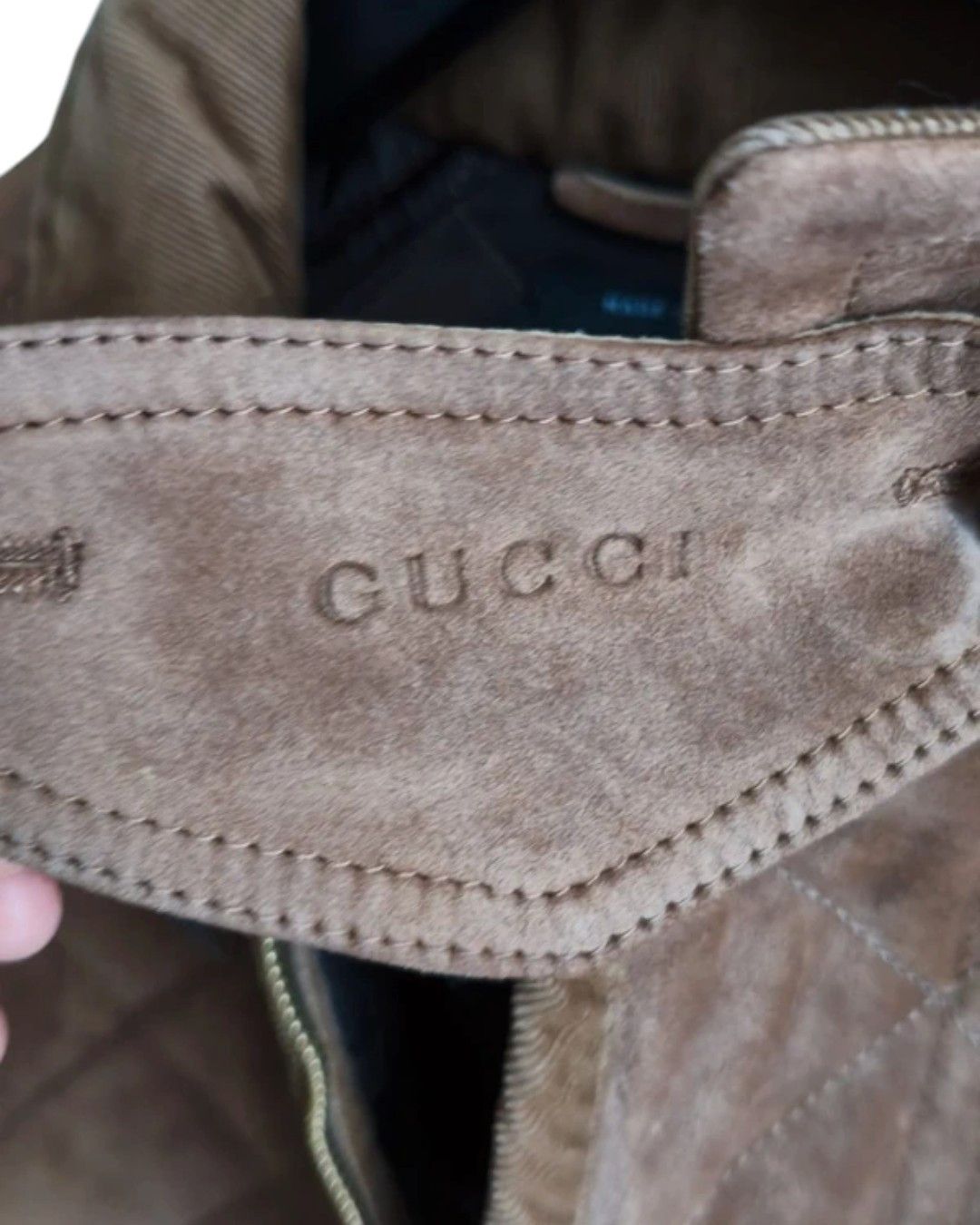 Gucci F/W 2010 RUNWAY SUEDE QUILTED JACKET BY FRIDA GIANNINI Size US S / EU 44-46 / 1 - 5 Thumbnail