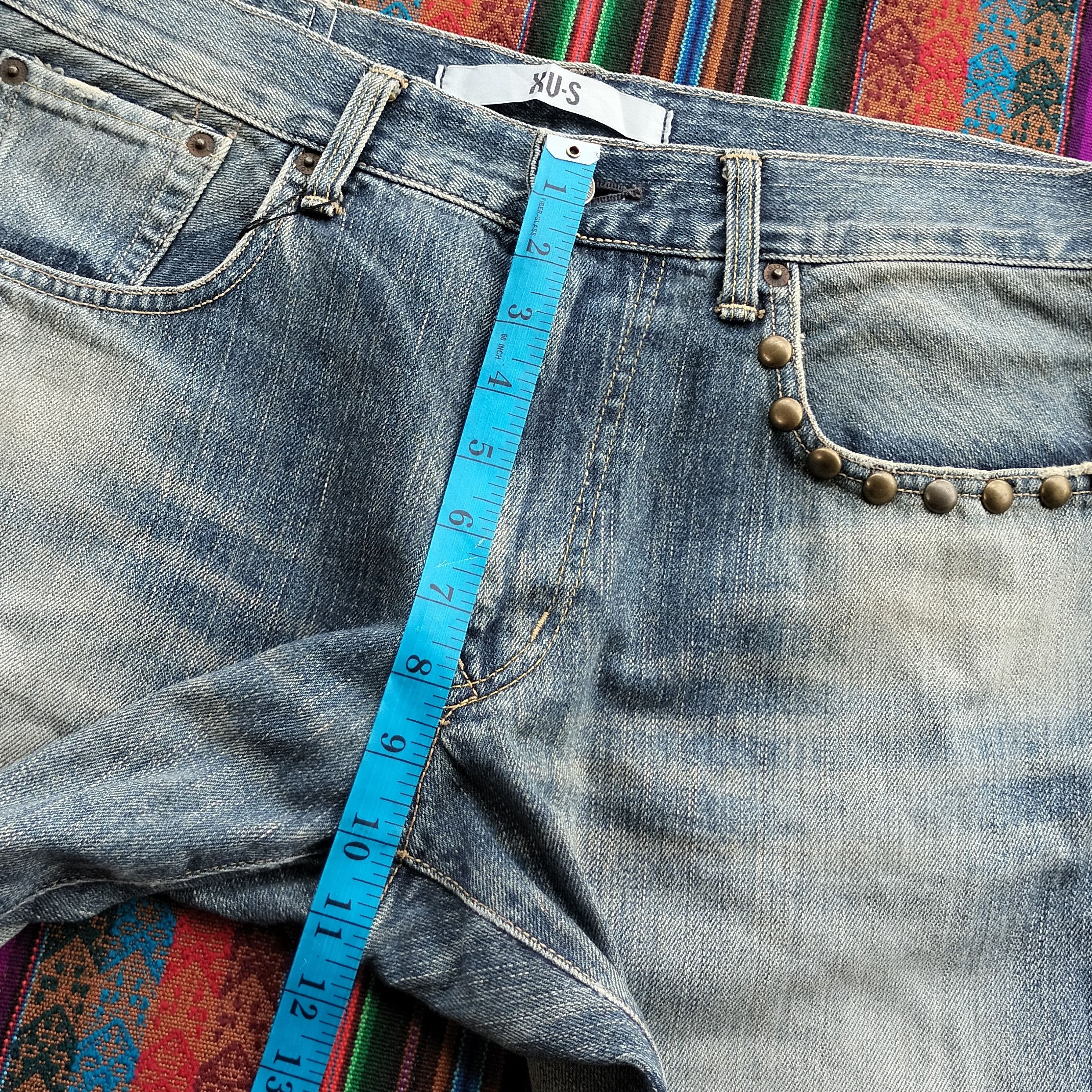 Edwin Vintage Edwin XV-S japan studded rhinestone denim Size US 34 / EU 50 - 21 Thumbnail
