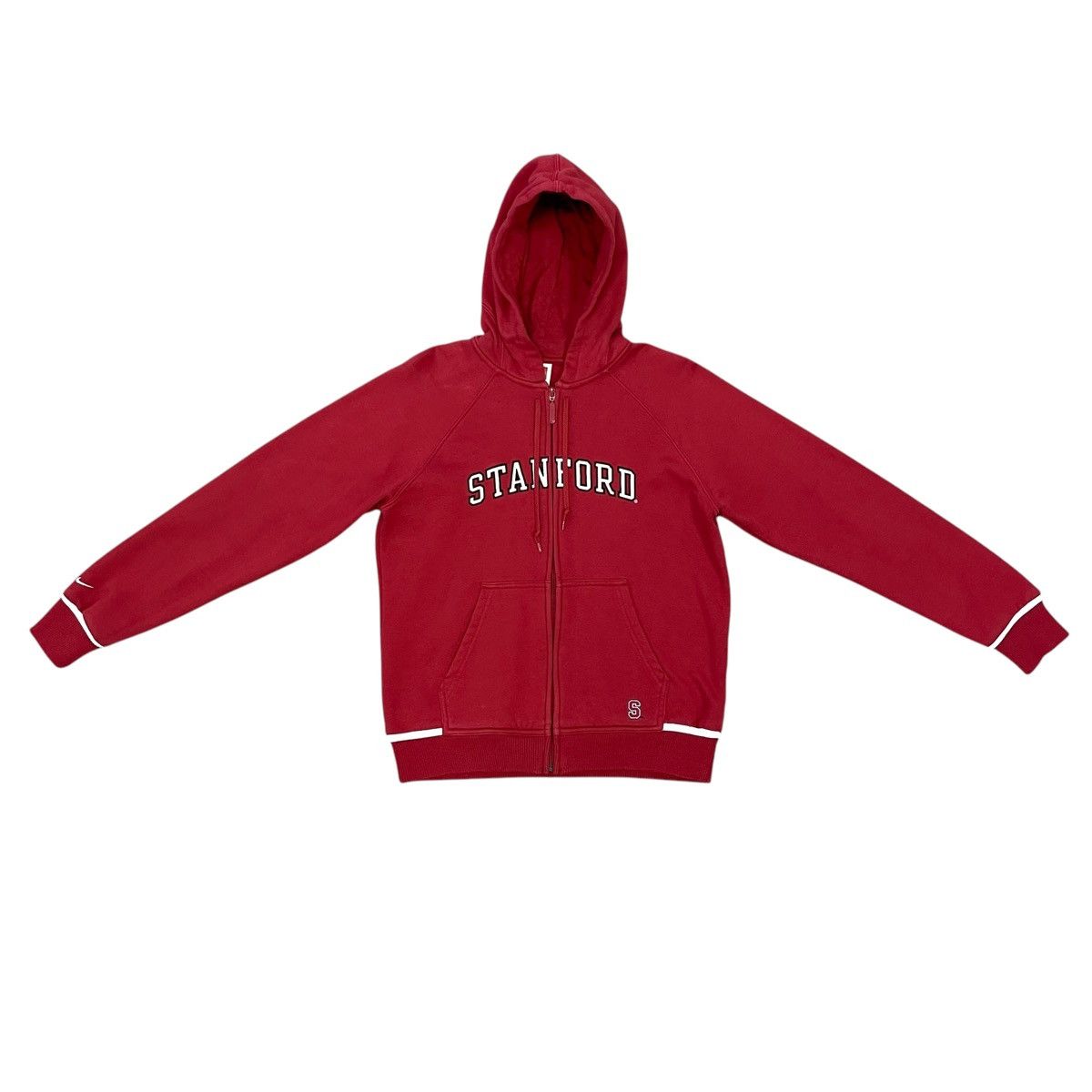 Nike × Vintage Vintage Nike Team Stanford Women Zip Hoodie Size M (8-10) Size M / US 6-8 / IT 42-44 - 1 Thumbnail