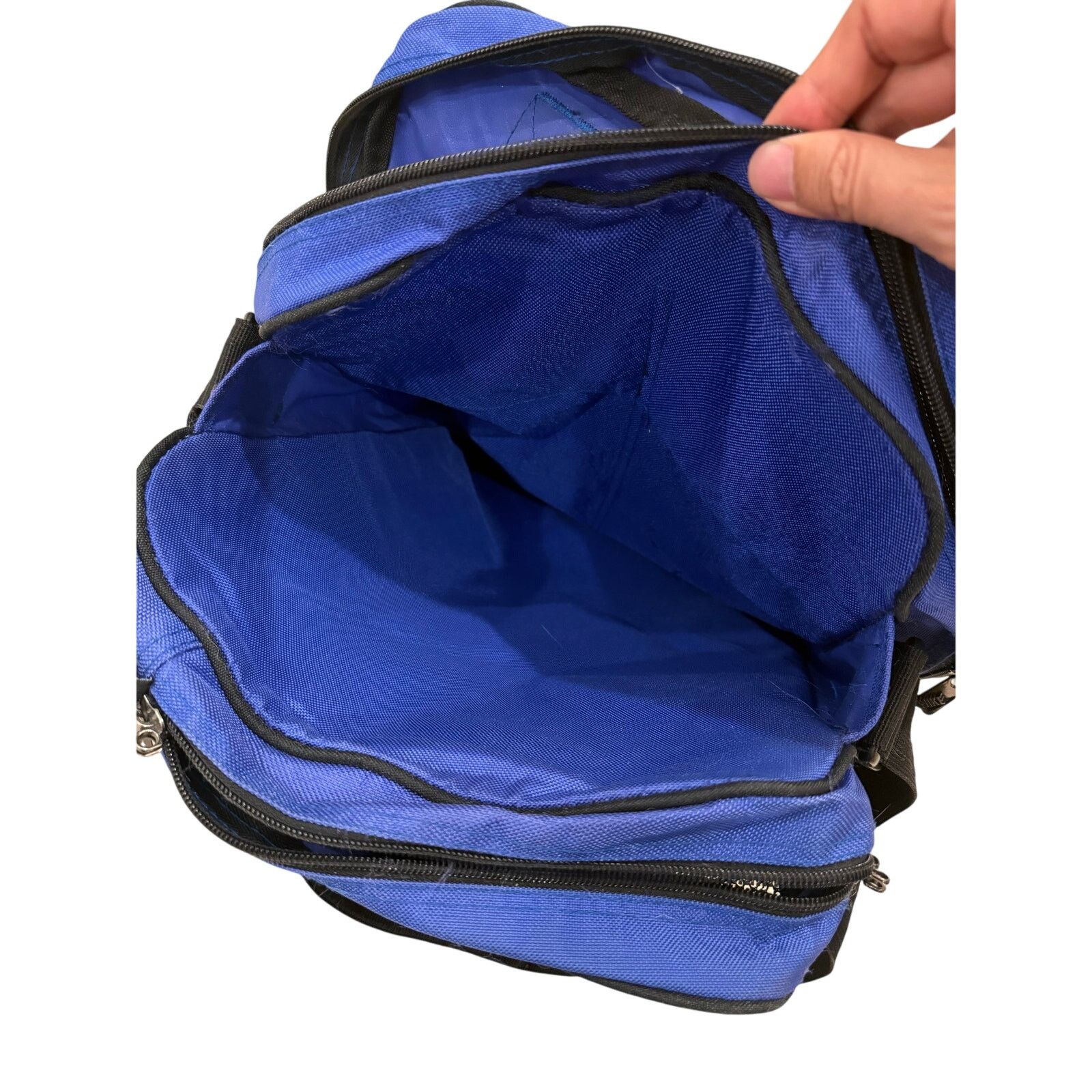 Nike Nike Blue Messenger Tote Sling Bag Embroidered Vintage 90s Size ONE SIZE - 4 Thumbnail