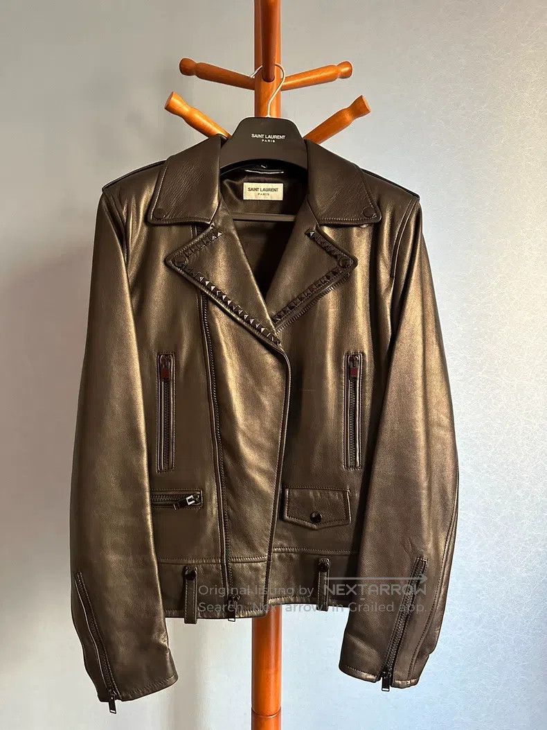 Saint Laurent Paris Saint Laurent Paris Leather jacket Size US M / EU 48-50 / 2 - 1 Thumbnail