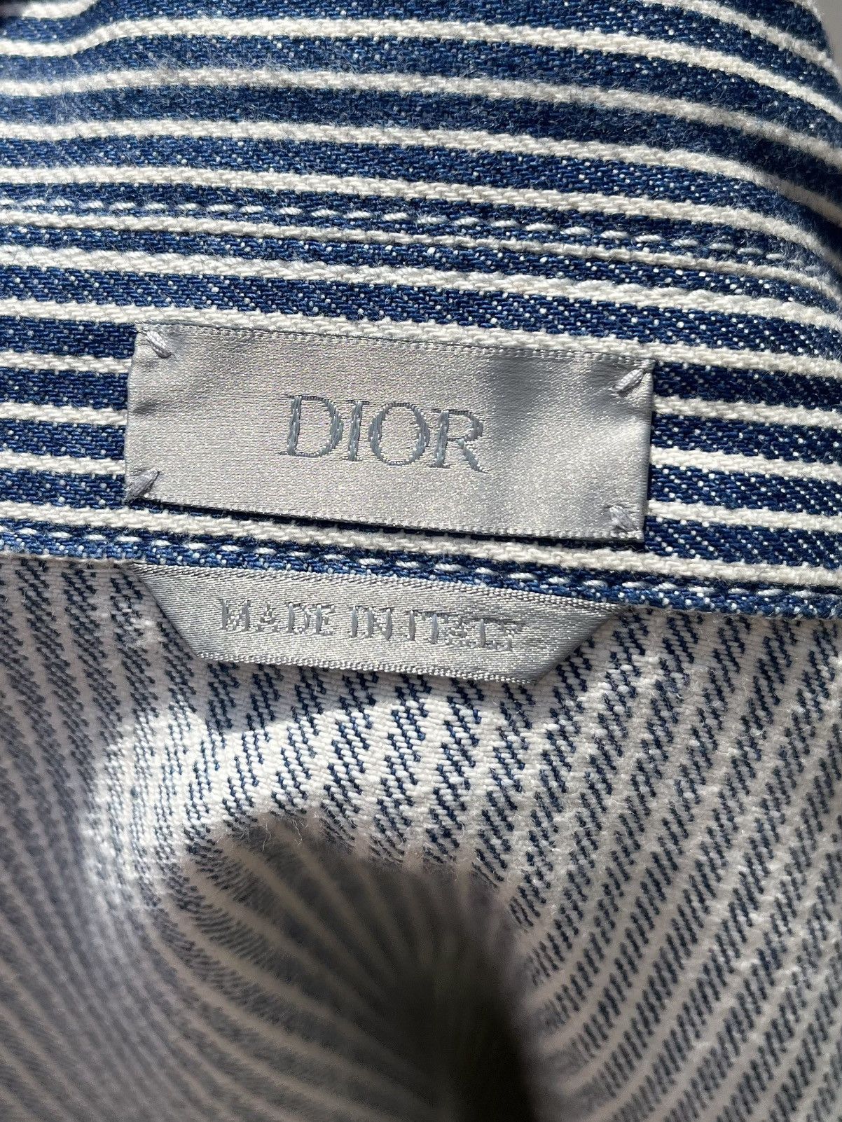 Dior Dior heart pinstripe jacket Size US L / EU 52-54 / 3 - 8 Thumbnail