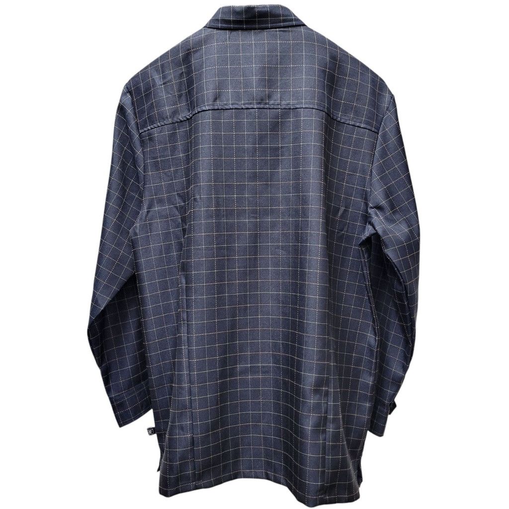 Stacy Adams Stacy Adams Men's Plaid Shirt Jacket Size Large Navy Size US L / EU 52-54 / 3 - 2 Thumbnail