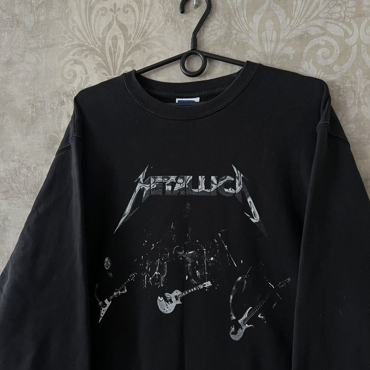 Band Tees × Metallica × Vintage Vintage Metallica Band Sweatshirt Russell Size US L / EU 52-54 / 3 - 3 Thumbnail