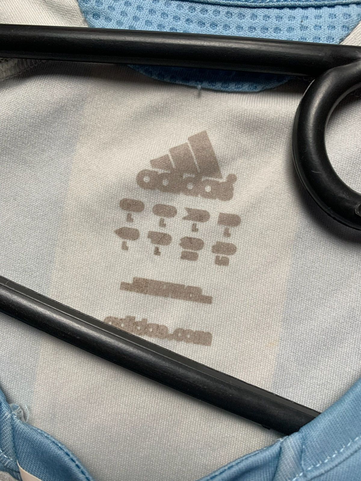 Adidas × Vintage Vintage adidas Argentina soccer jersey striped size L Size US L / EU 52-54 / 3 - 4 Thumbnail