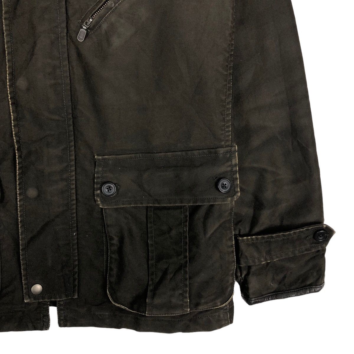 Japanese Brand 🔥Vtg Biker Jacket Difference Japan Punk Multi Zipper Size US L / EU 52-54 / 3 - 5 Thumbnail