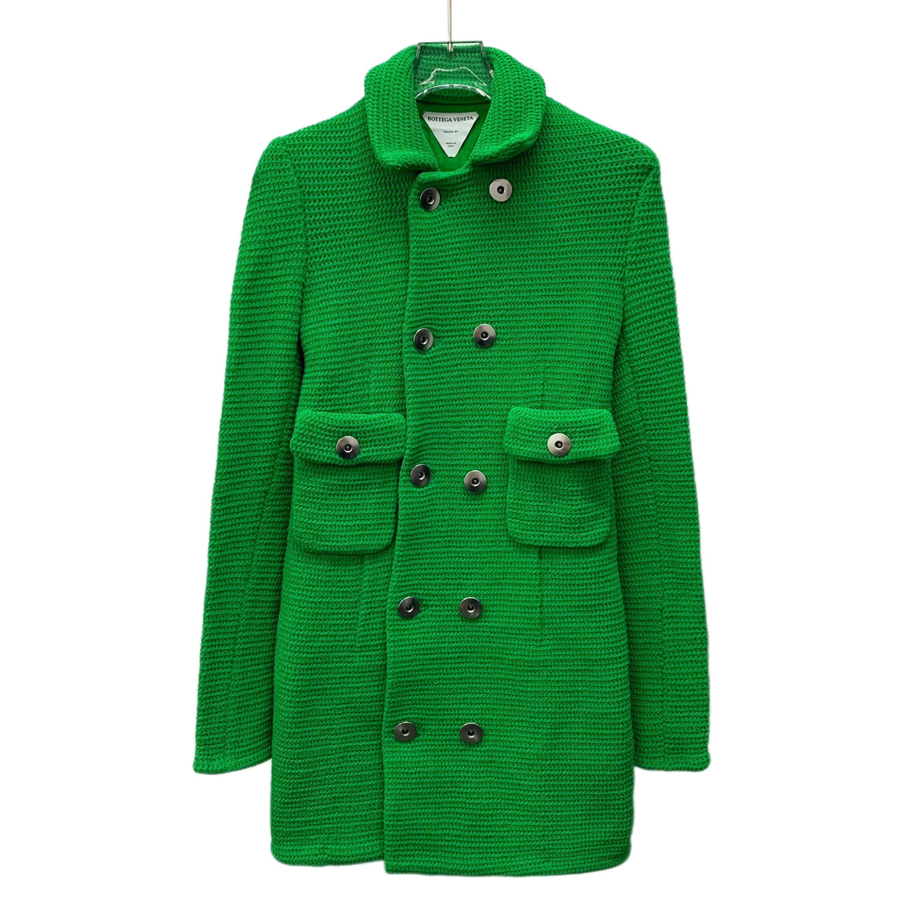 Bottega Veneta Bottega Veneta Jacket – Green Cotton (Size XXS) Size XXS / US 00 / IT 34 - 1 Thumbnail