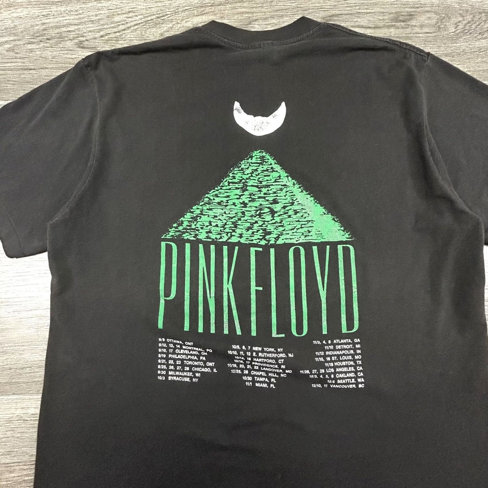 Vintage VINTAGE Pink Floyd Shirt Mens XL Black Momentary Lapse of Reason 1987 Made USA Size US XL / EU 56 / 4 - 7 Thumbnail