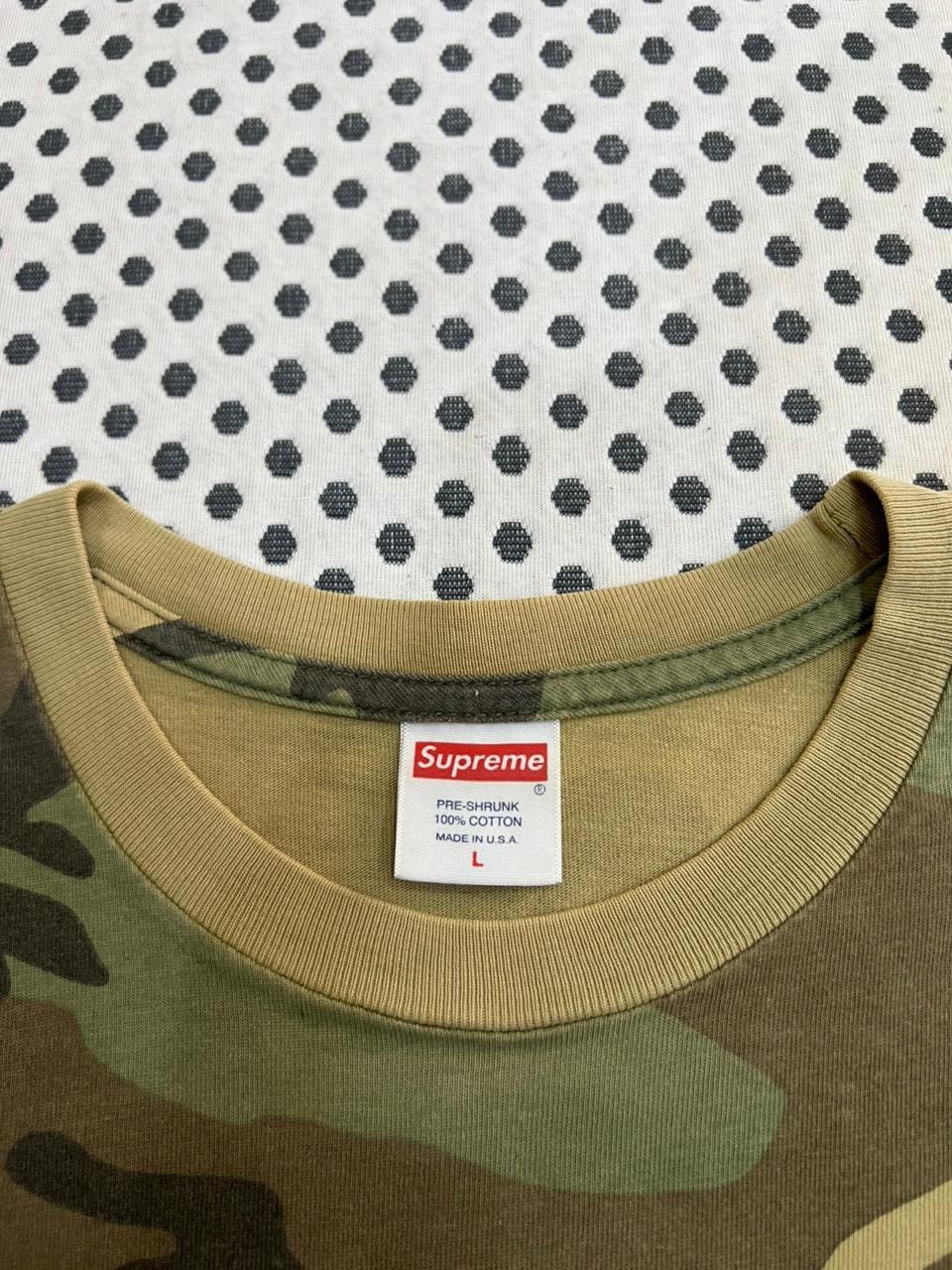 Supreme Who The Fuck Is SUPREME Woodland Camo Tee Size US L / EU 52-54 / 3 - 5 Thumbnail