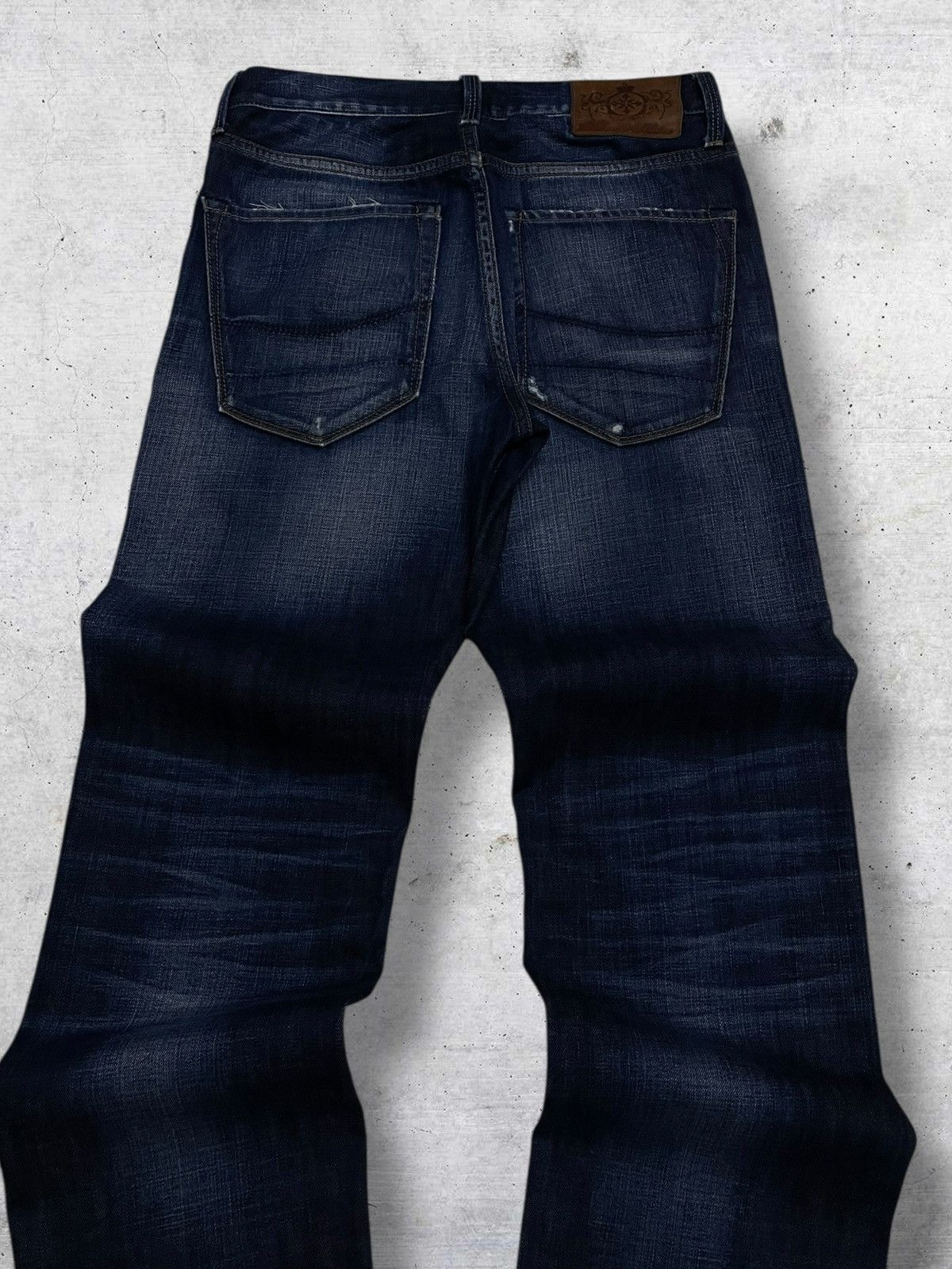 Hysteric Glamour VINTAGE BLOOD & GLITTER DISTRESSING DARK INDIGO ROCK DENIM Size US 29 - 11 Thumbnail