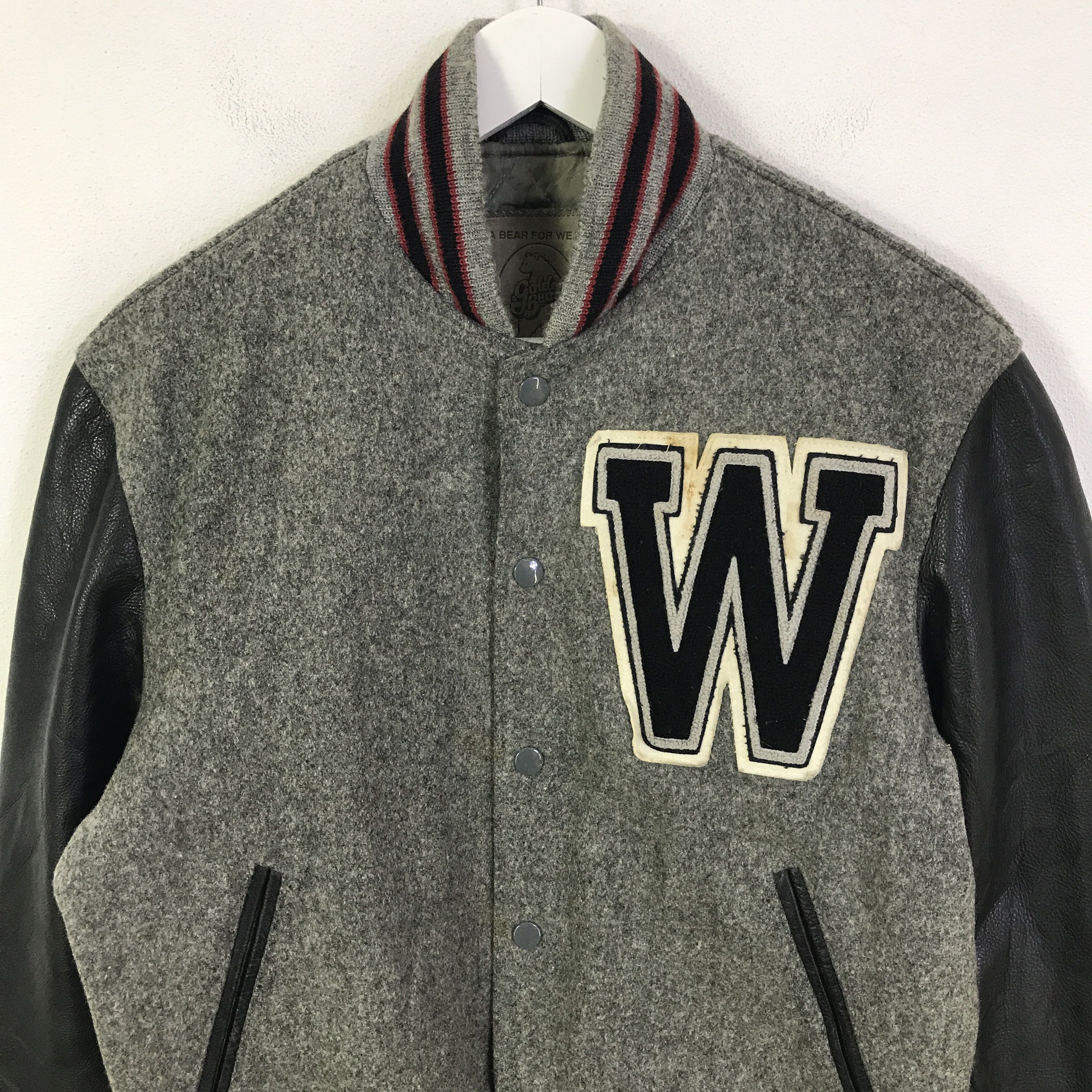 Golden Bear Vintage Golden bear Varsity Sleeve leather jacket K124B5 Size US S / EU 44-46 / 1 - 2 Thumbnail