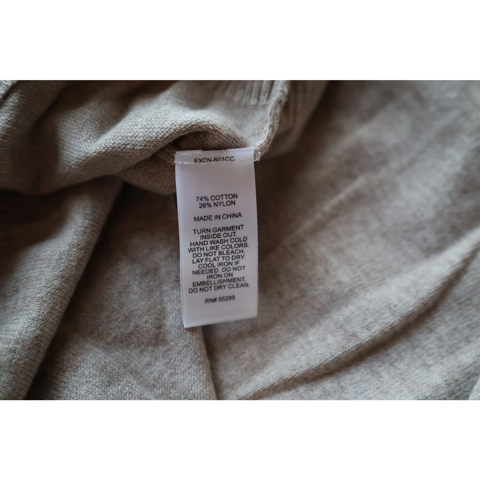 Express Express Sweater with Gold Studs - Size Large - Tan - EUC Size L / US 10 / IT 46 - 5 Thumbnail