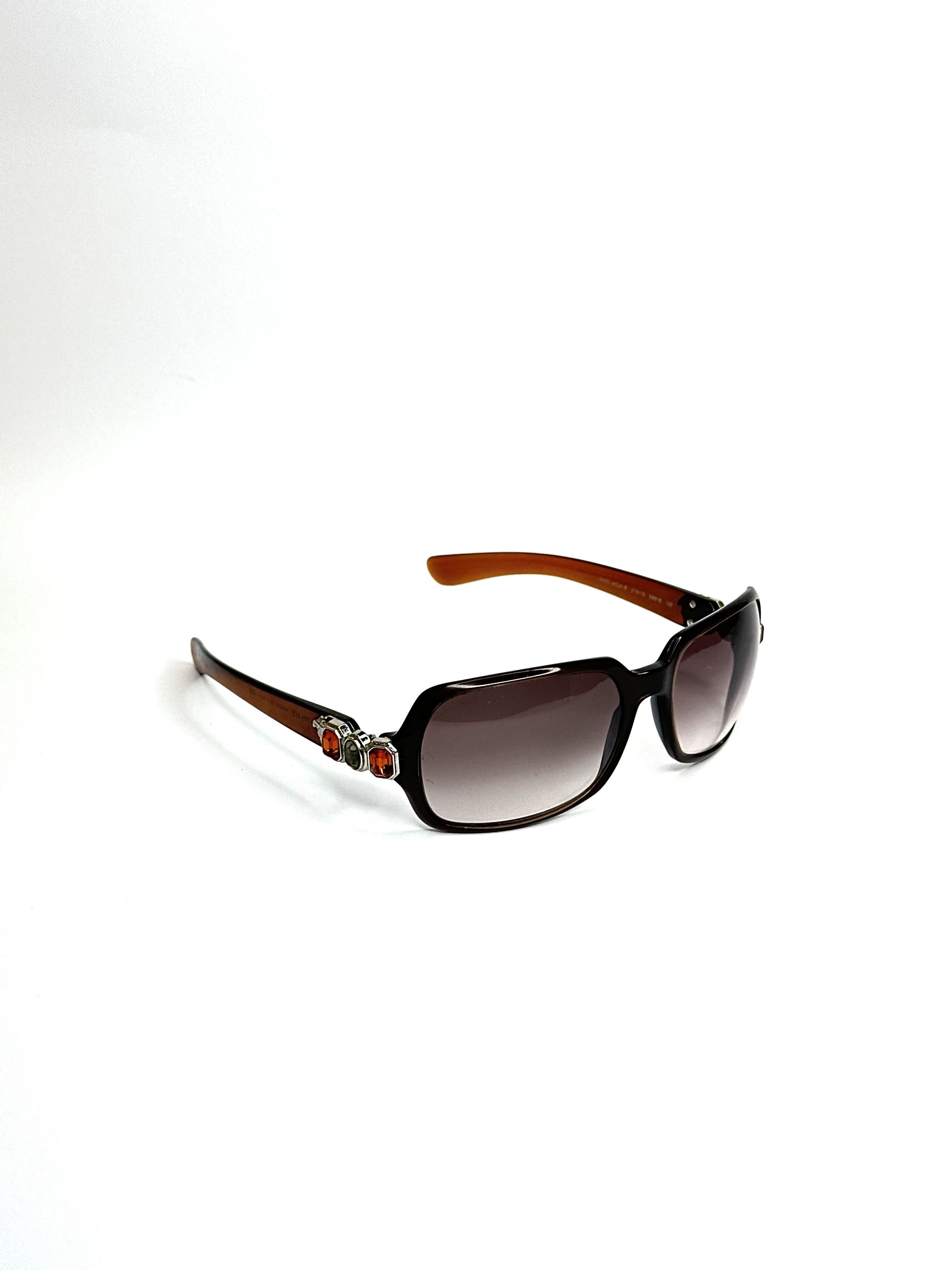 Versace Versace Big Stones Swarovski Square Rare Vintage Sunglasses Size ONE SIZE - 3 Thumbnail