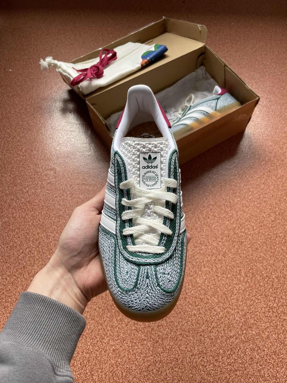 Adidas x Sean Wotherspoon « gazelle indoor green hemp »