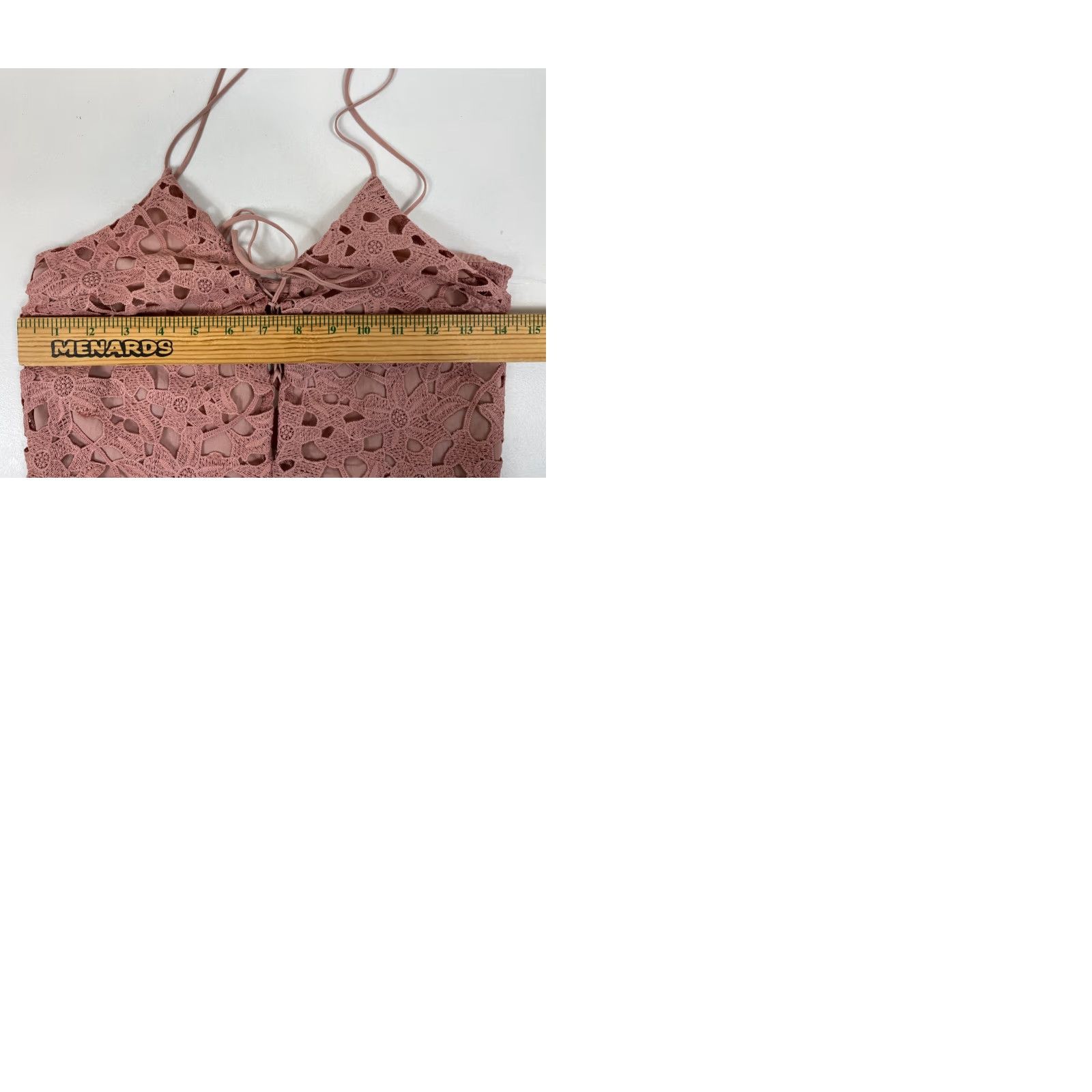 Vintage NWT Kendall & Kylie Romper Lace Floral Mauve M Womens Dress Romper Short Sleeveless Adult Medium NWT Mauve Lace Floral Size 32" / US 10 / IT 46 - 10 Thumbnail