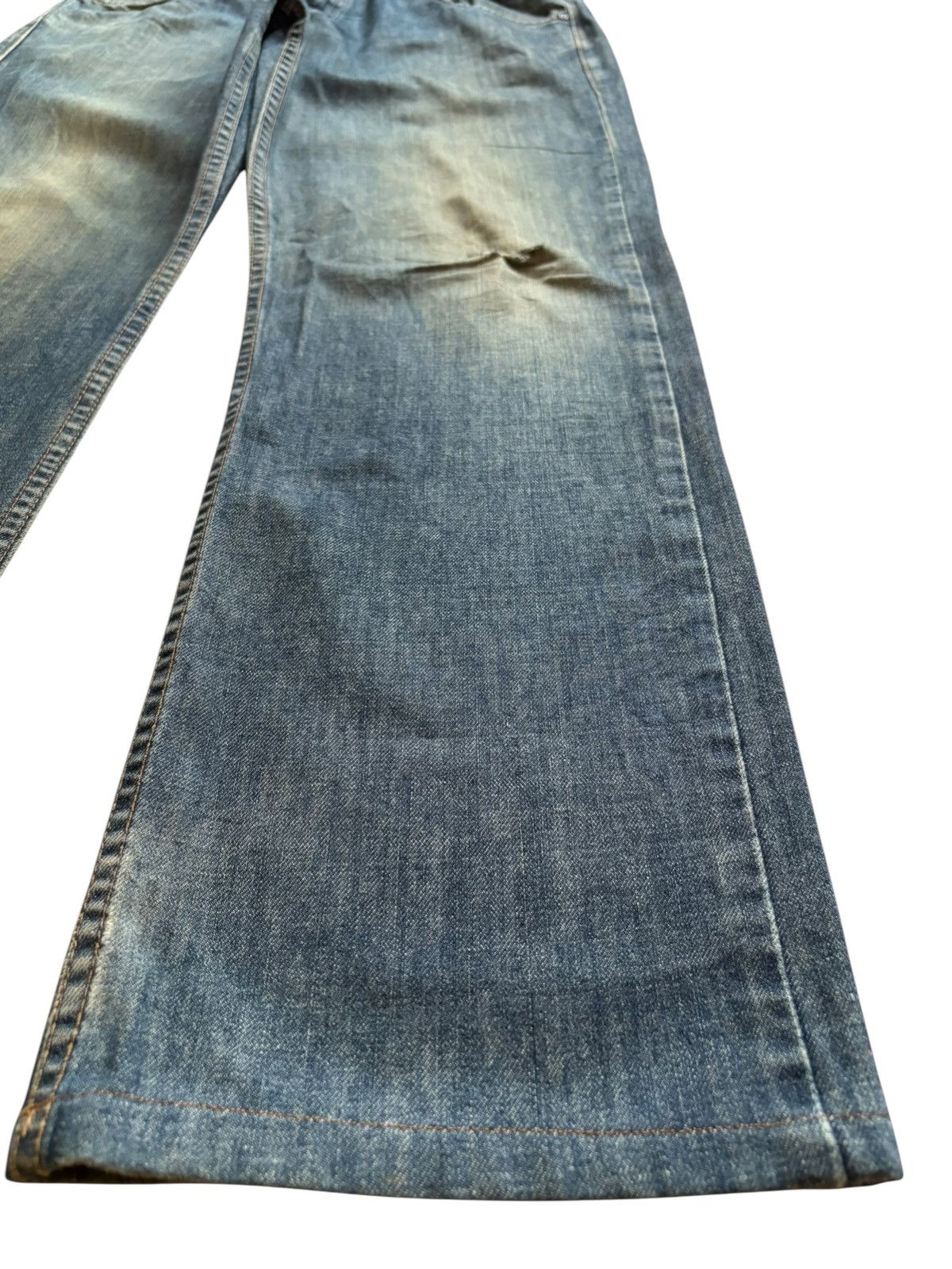 Stussy Vintage Stüssy Mud Wash Distressed Loose Baggy Jeans Size US 33 - 7 Thumbnail