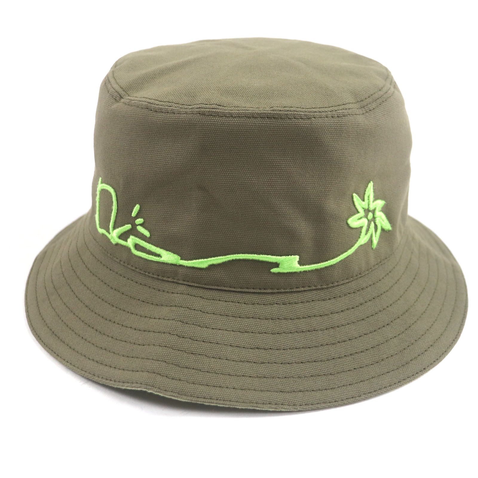 Dior Dior Dior×Cactus Jack Embroidered Cotton Bucket Hat Cotton Hats 033C906U4511 DUTY FREE for USA Size ONE SIZE - 1 Thumbnail