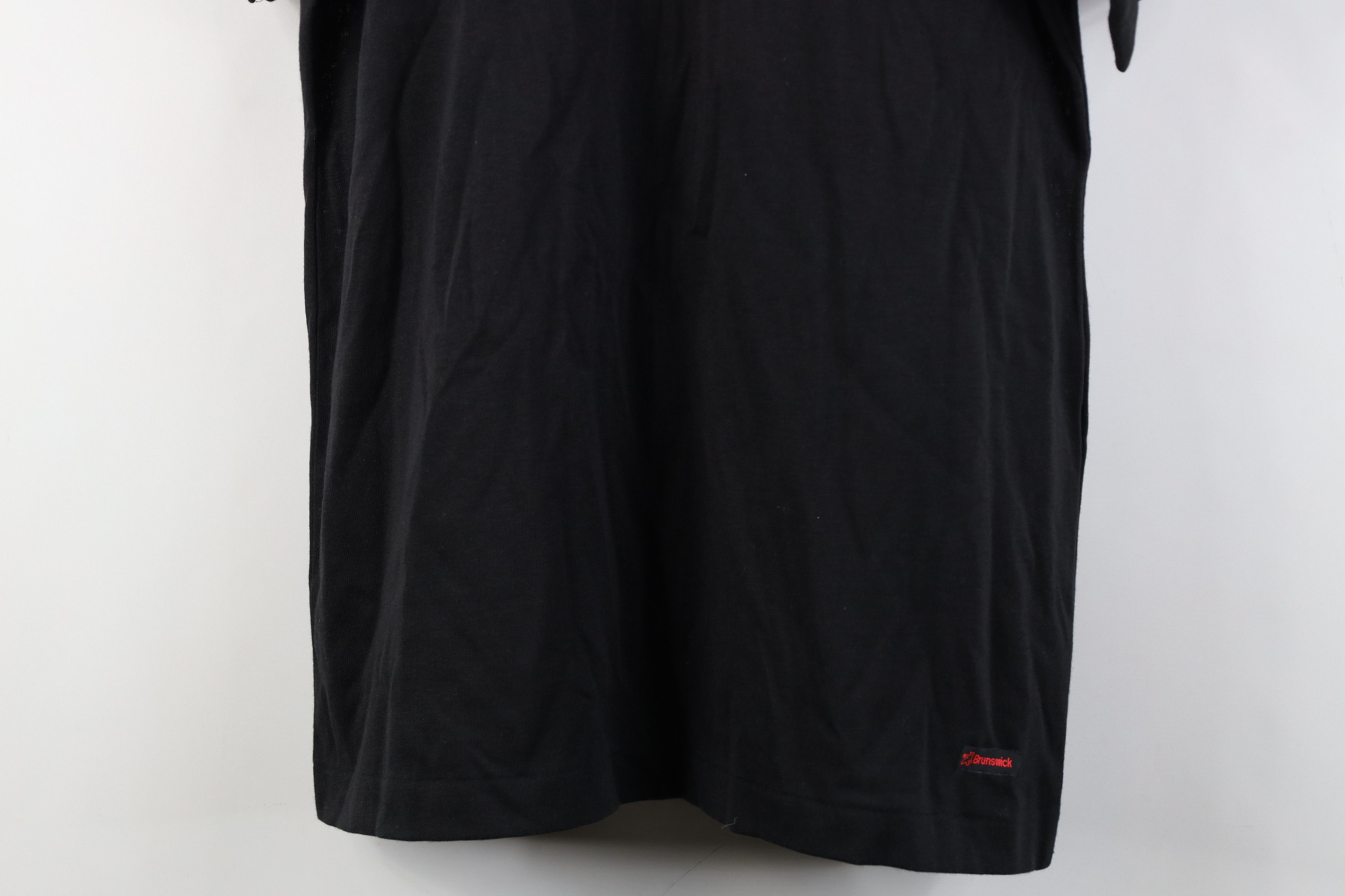 Vintage Vintage 80s 90s Brunswick Bowling Knit T-Shirt Black USA Size US M / EU 48-50 / 2 - 3 Thumbnail