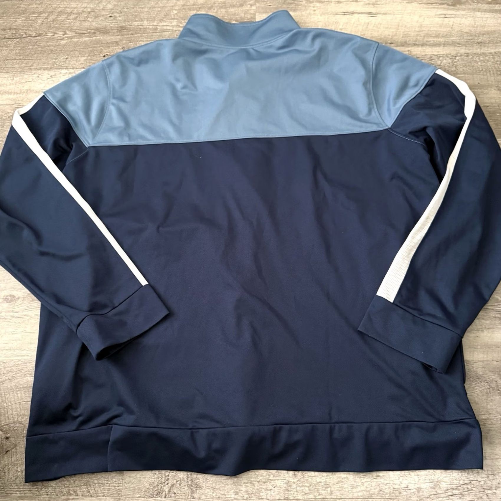Under Armour Under Armour Mens Track Jacket 2XL Blue Full Zip Performance Sportstyle Pique Size US XXL / EU 58 / 5 - 5 Thumbnail