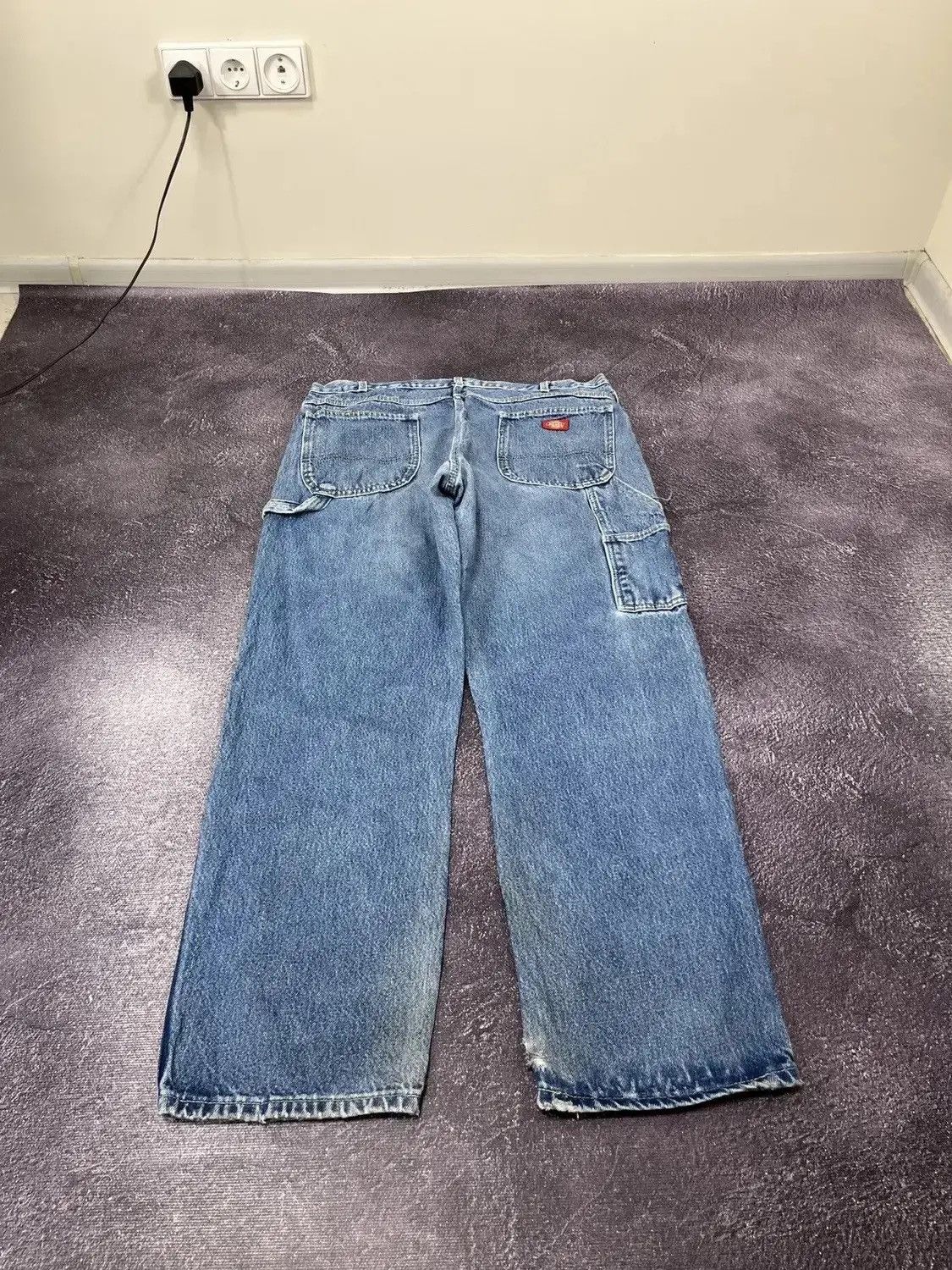 Dickies × Vintage Vintage Dickies Faded Blue American Denim Baggy Jeans Size US 38 / EU 54 - 3 Thumbnail