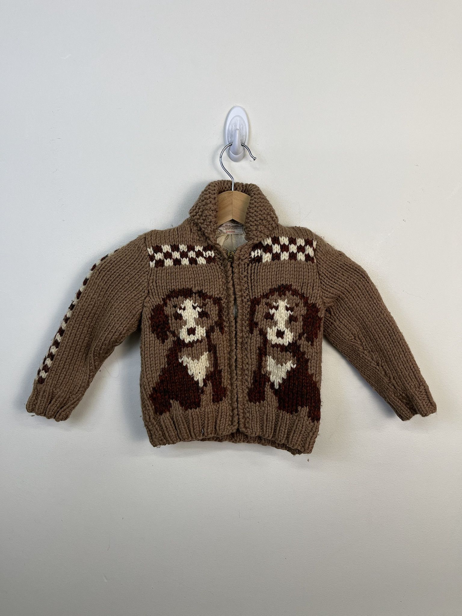 Other Vintage Knit Sweater 1980s Hand Made Baby Cardigan Size XXS Size US XXS / EU 40 - 1 Thumbnail
