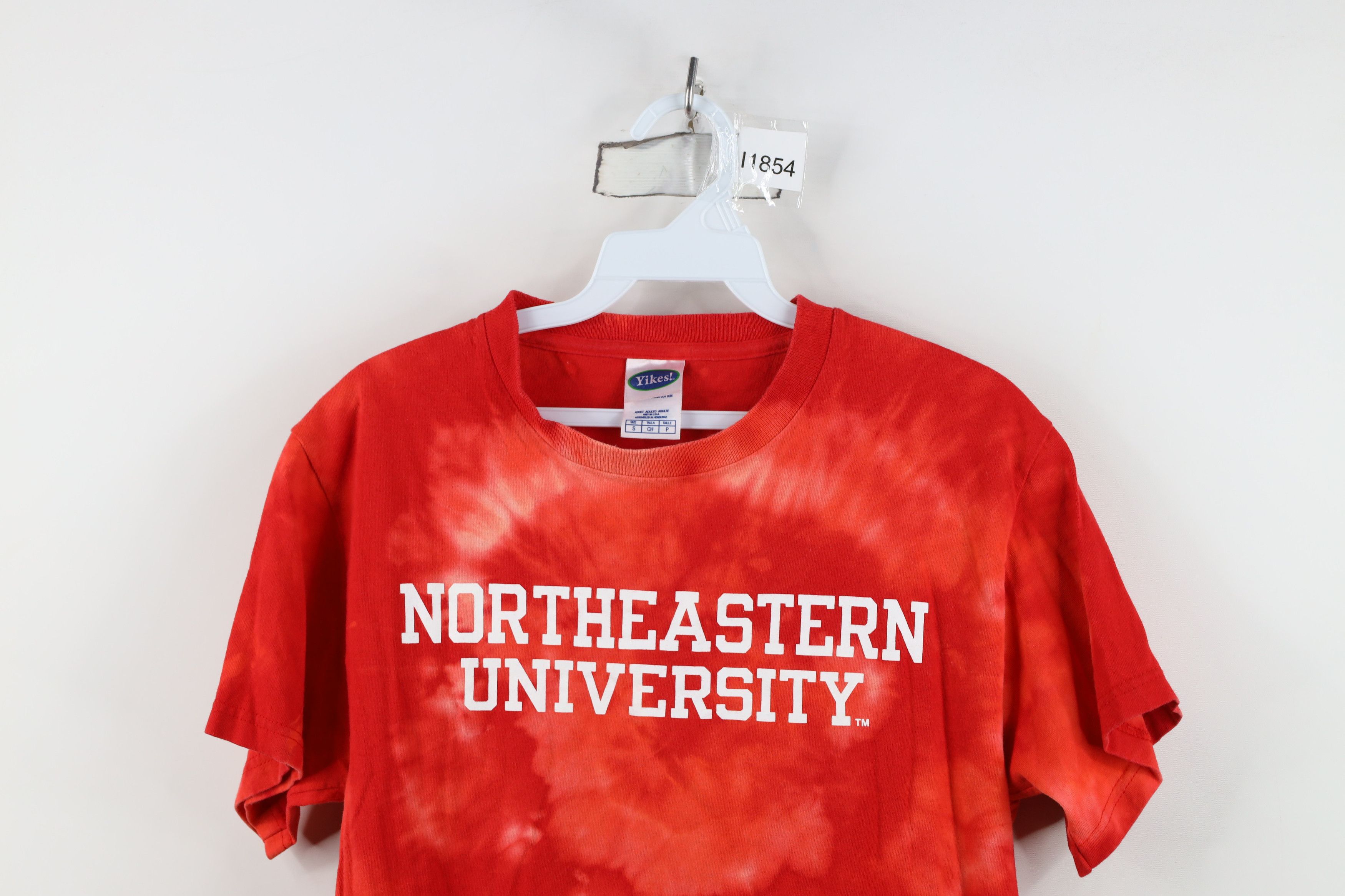 Vintage Vintage Y2K Spell Out Northeastern University T-Shirt Red Size S / US 4 / IT 40 - 2 Thumbnail