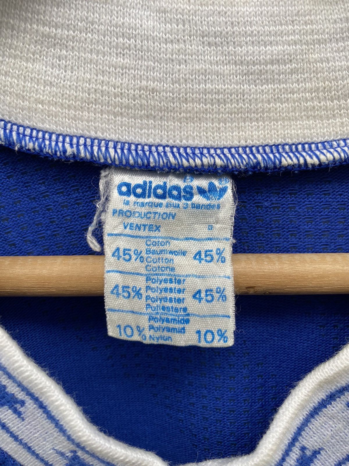Adidas Vintage RARE 1970’s OG ADIDAS Production Ventex “France” Size US S / EU 44-46 / 1 - 4 Thumbnail