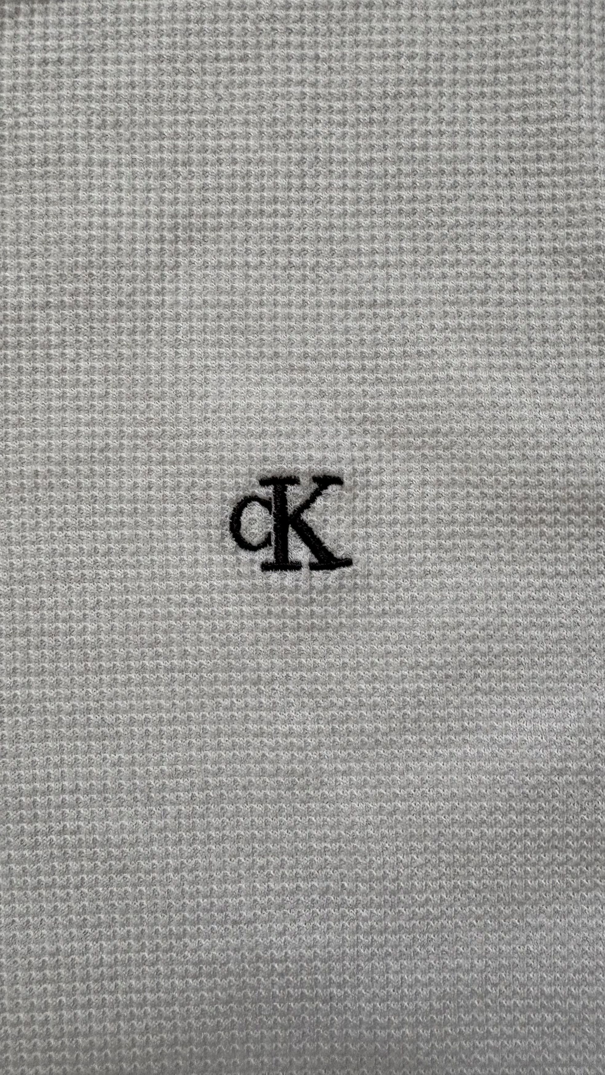 Calvin Klein Calvin Klein Waffle T Shirt - White Size US M / EU 48-50 / 2 - 2 Thumbnail