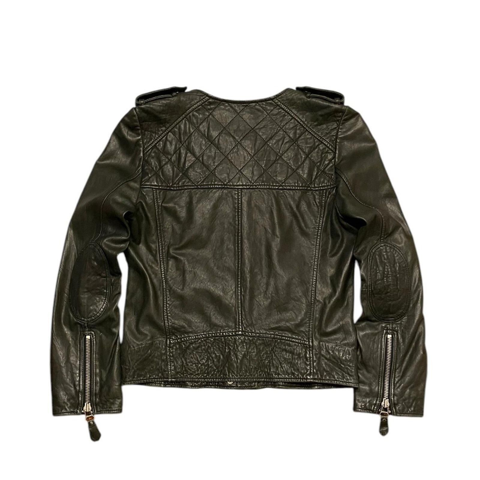 Isabel Marant Etoile ISABEL MARANT ÉTOILE Kady lambskin Leather moto Jacket Size M / US 6-8 / IT 42-44 - 3 Thumbnail