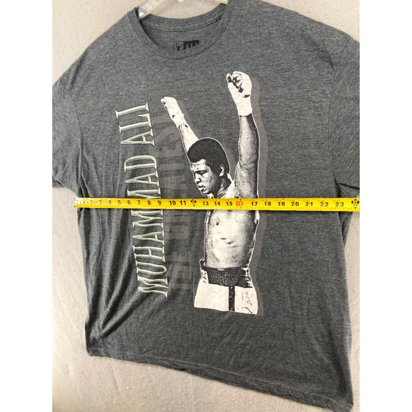 Vintage Muhammad Ali Shirt Mens 2XL Gray Size US XXL / EU 58 / 5 - 2 Thumbnail