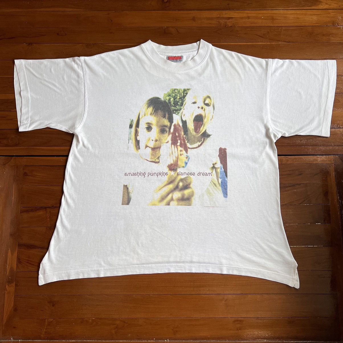 image of Band Tees x Rock T Shirt Vintage Smashing Pumpkins Siamese Dream 93/94 in White, Men's (Size 2XL)
