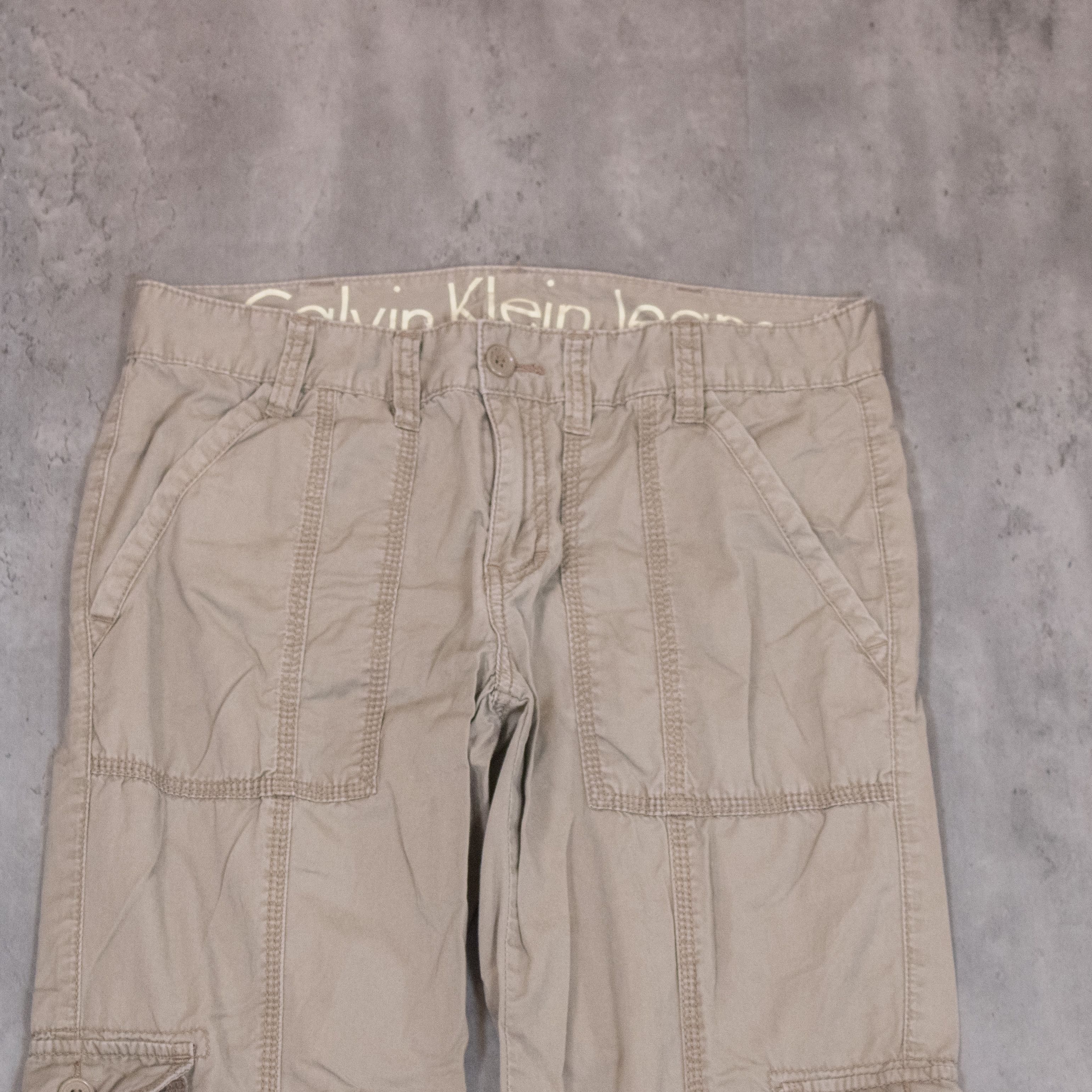 Calvin Klein Calvin Kelin OG-107 Cargo Brown Pants Size US 30 / EU 46 - 8 Thumbnail