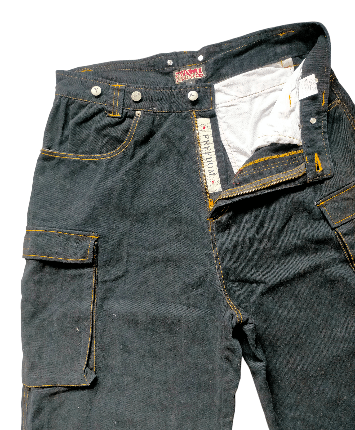 Japanese Brand Jami Island Cargo Baggy Hip Hop Style Jeans Size US 34 / EU 50 - 6 Thumbnail