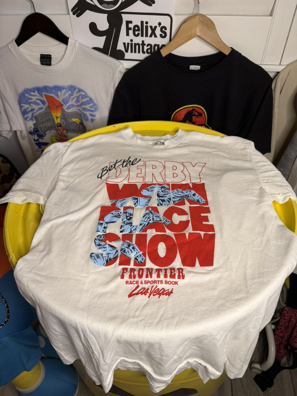 Vintage 1970s Derby T-shirt single stitch Size US M / EU 48-50 / 2 - 1 Thumbnail