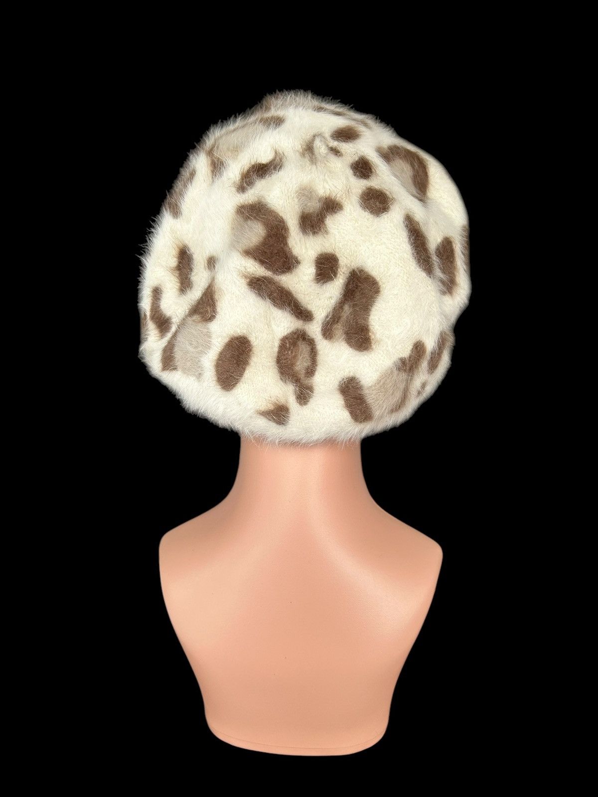 Leopard Japanese Style Fur Baret Hats