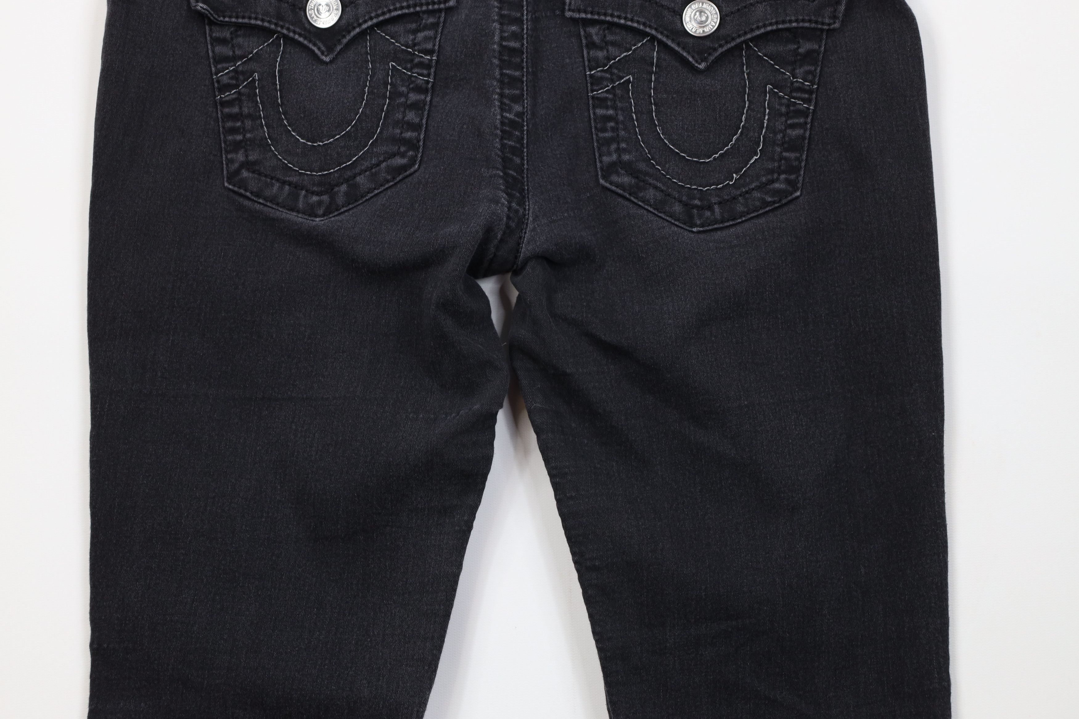 True Religion True Religion Stretch Skinny Leg Flap Denim Jeans Black Size 32" / US 10 / IT 46 - 11 Thumbnail