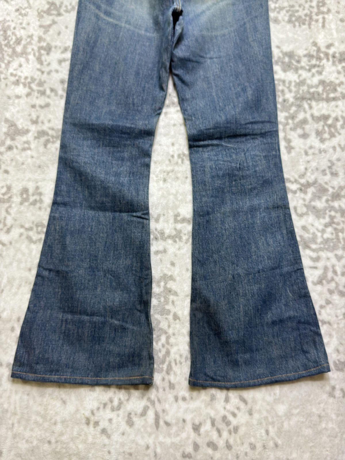 Big John Vintage Rare Big John Flared Bush Pocket Faded Denim Size US 28 / EU 44 - 12 Thumbnail