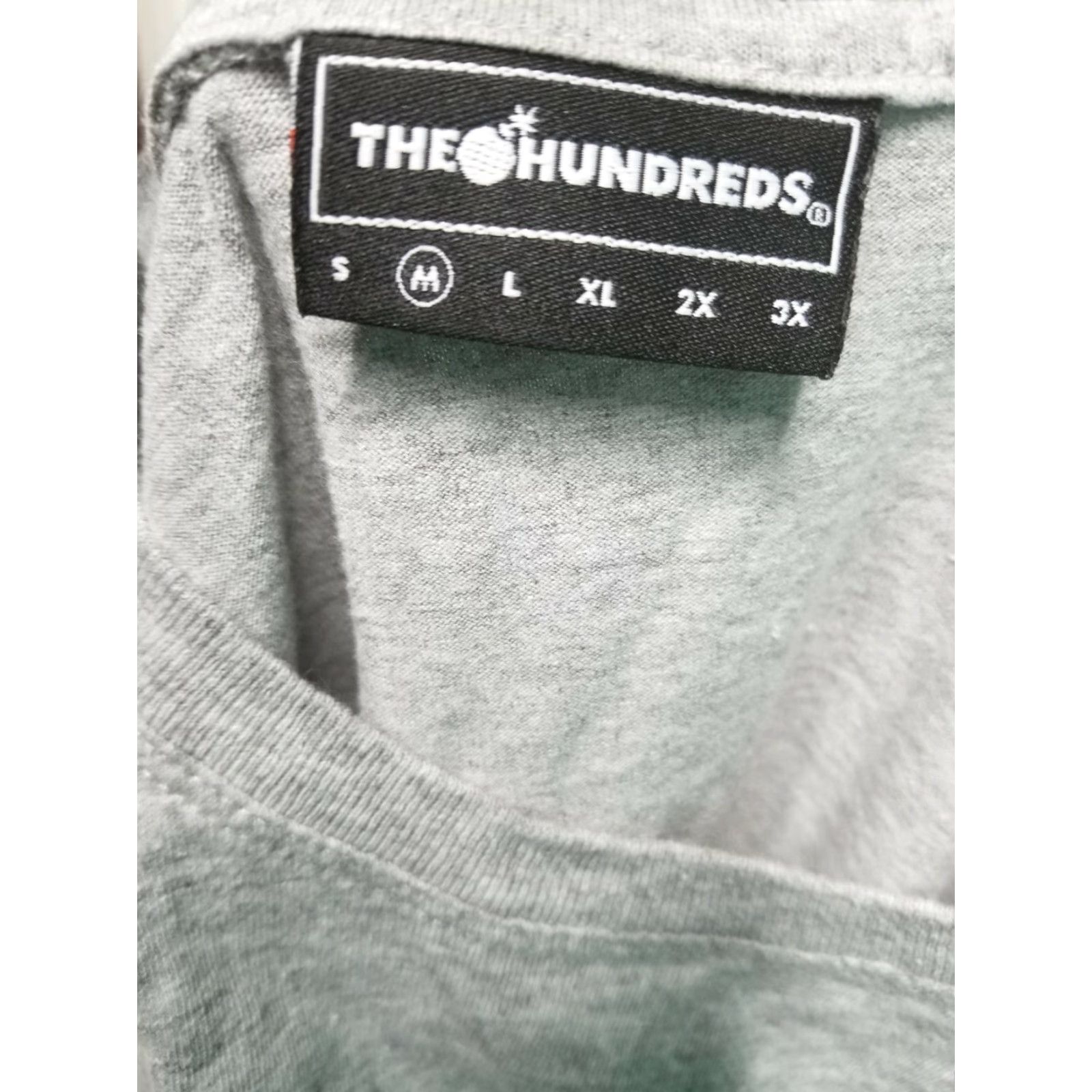 The Hundreds VINTAGE The Hundreds Bomb Grey Shirt Mens M Logo Spellout T-Shirt Crew Neck Short Sleeve Cotton Gray Mens Size US M / EU 48-50 / 2 - 3 Thumbnail