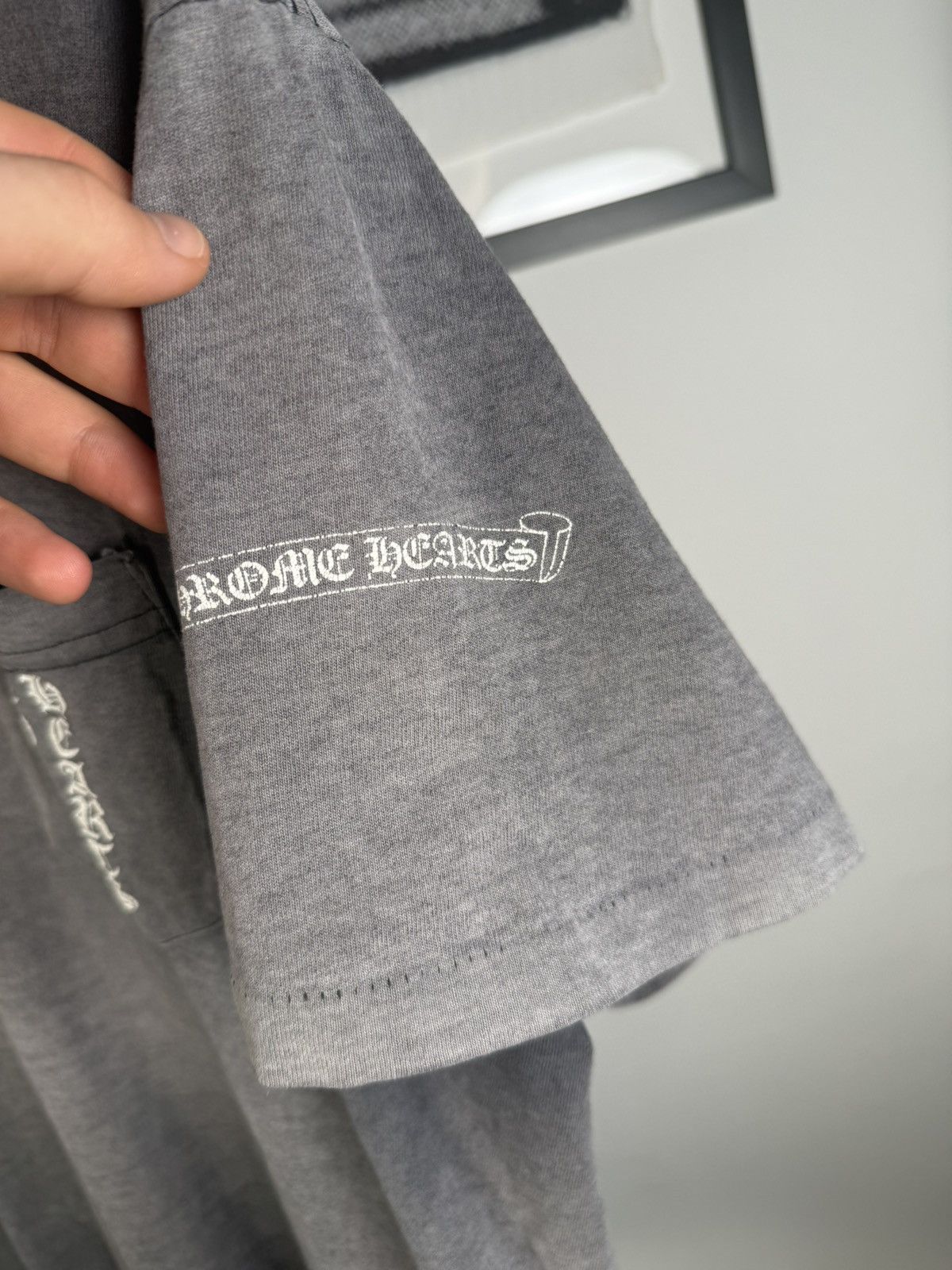Chrome Hearts ULTIMATE VINTAGE CHROME⛓️90s THRASHED & SUNFADED LOGO POCKET Size US L / EU 52-54 / 3 - 9 Thumbnail