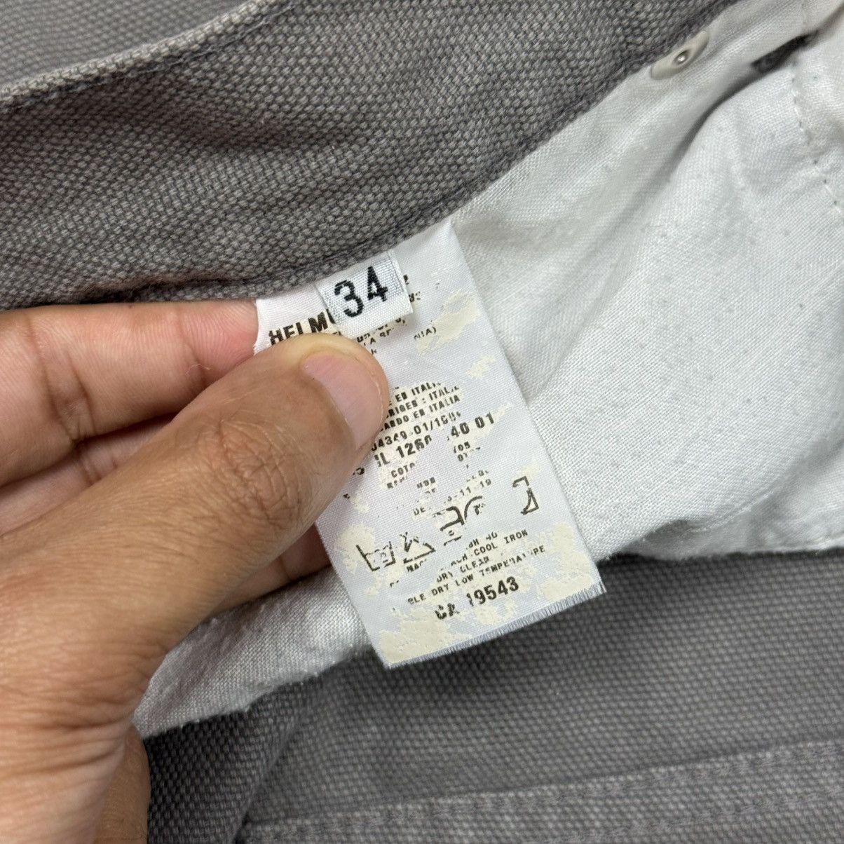 Helmut Lang Helmut Lang - AW99 Khaki Double Knee Carpenter Pants Size US 34 / EU 50 - 9 Thumbnail