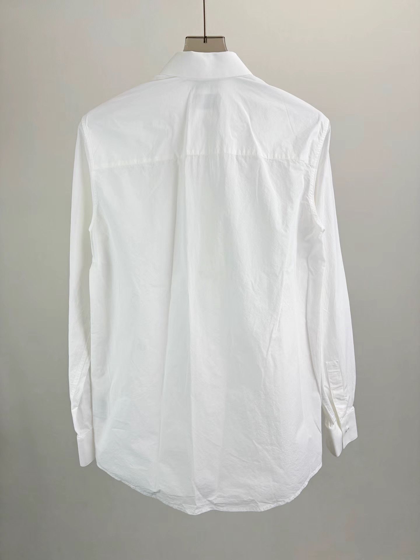 Bottega Veneta BV White Long Sleeve Shirt K1 Size XS / US 0-2 / IT 36-38 - 2 Thumbnail