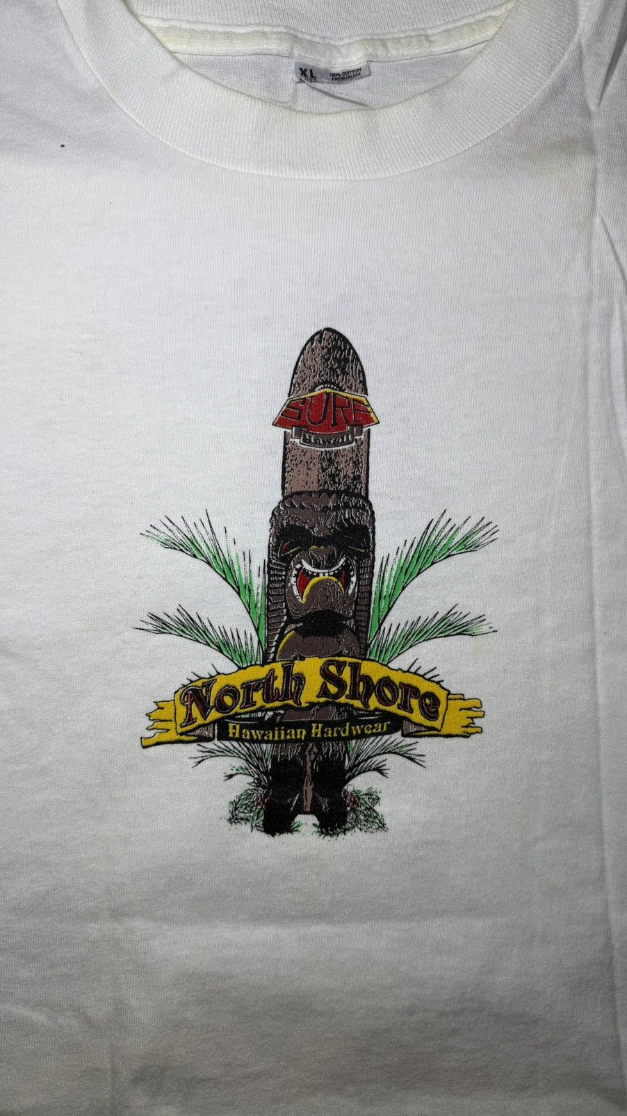 Billabong Vintage / Y2K 1990s North Shore Hawaiian Headwear Tiki Shirt Size US XL / EU 56 / 4 - 6 Thumbnail