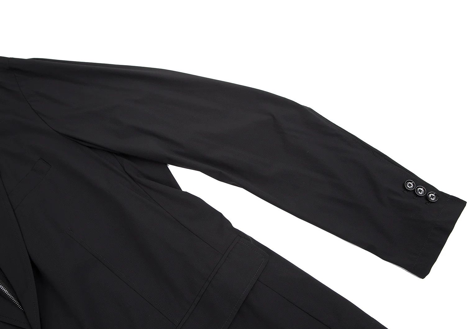 Emporio Armani Stretch Zip Jacket in Black Size 54 Size US L / EU 52-54 / 3 - 6 Thumbnail