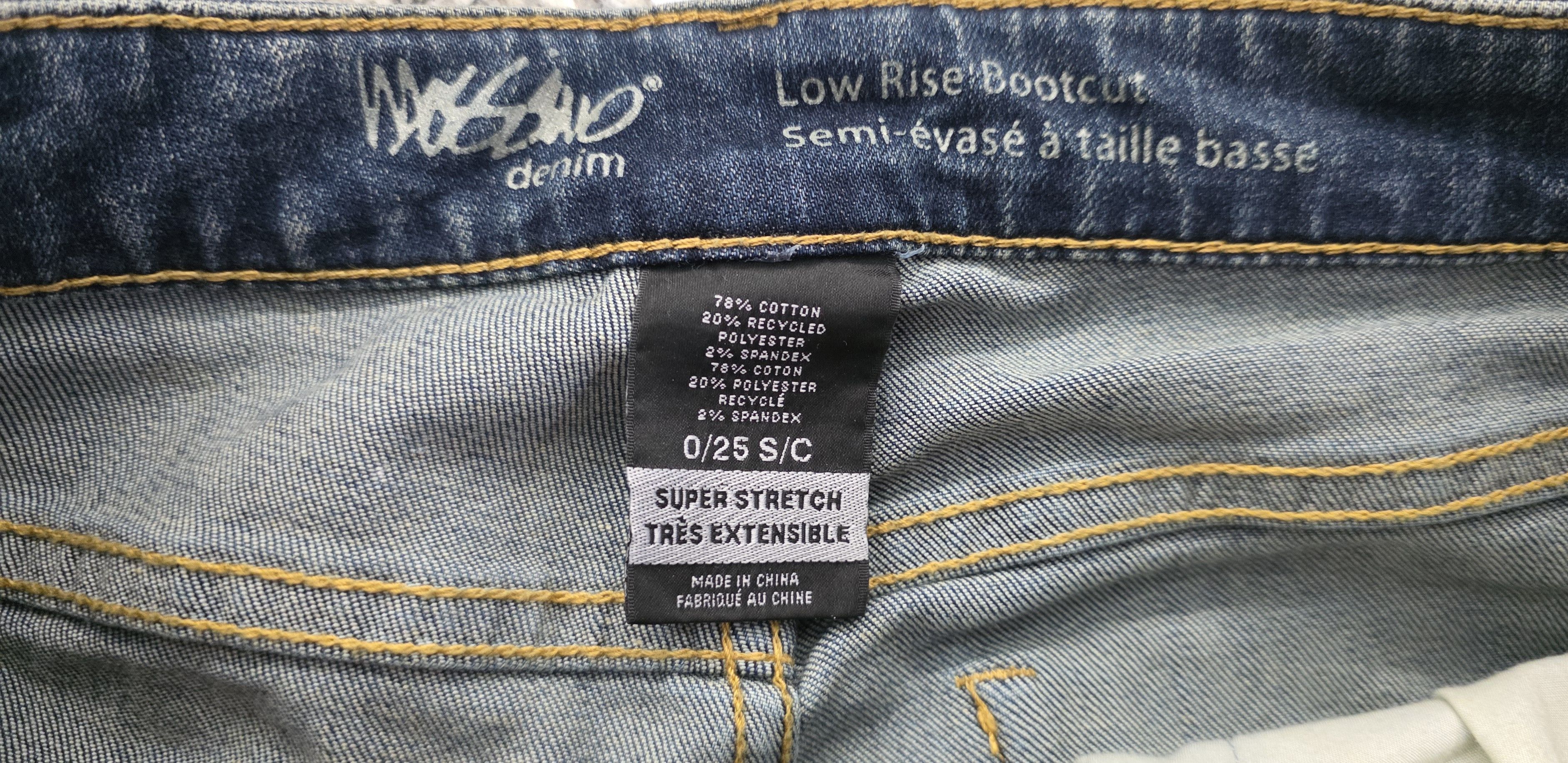 Other Mossimo Denim Low Rise Bootcut Medium Wash Jeans 0 25 Size 25" / US 0 / IT 36 - 3 Thumbnail