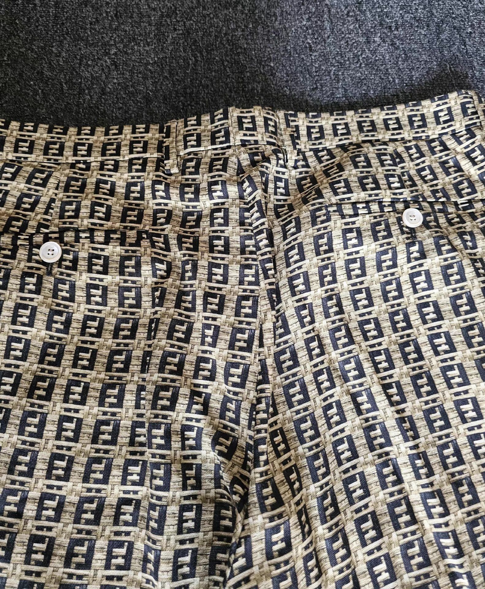 Fendi Fendi Wide-Leg Casual Pants Q4 Size US 34 / EU 50 - 3 Thumbnail