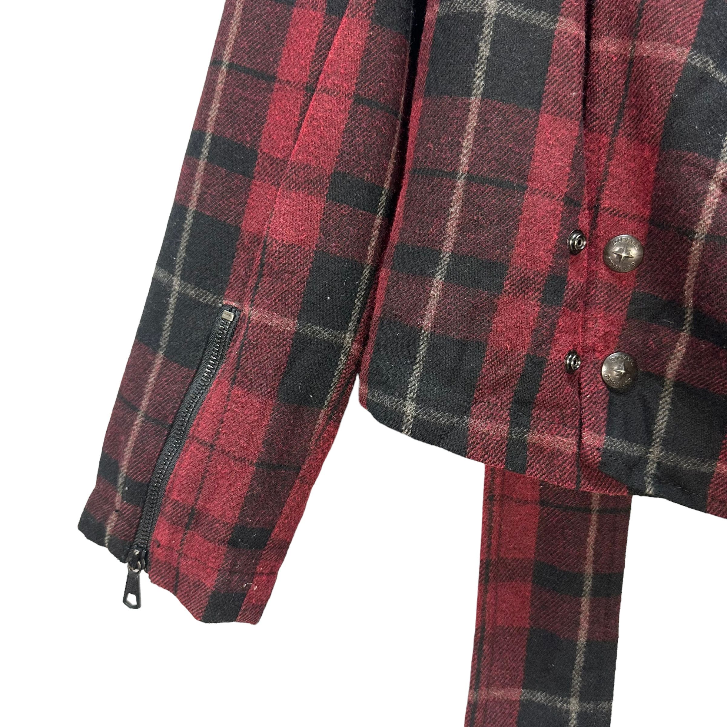 Diesel Diesel Superior Females Tartan Crazy Design Jacket #9185-67 Size M / US 6-8 / IT 42-44 - 5 Thumbnail