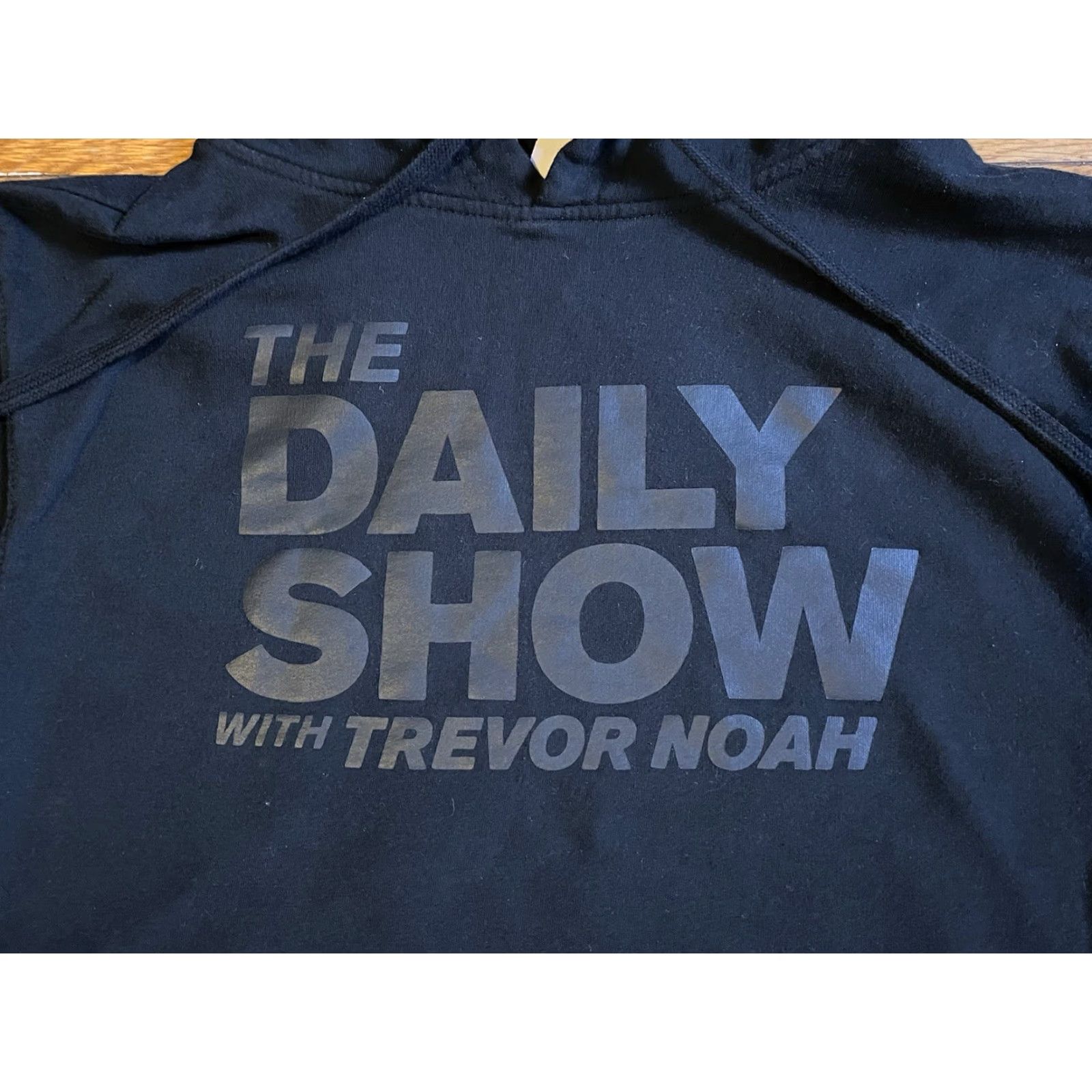 Vintage The Daily Show With Trevor Noah Hoodie Men’s Small Black Hoodie Mens Small Black Graphic Print Logo Trevor Noah Season: Fall, Winter, Spring Ladies? Size US S / EU 44-46 / 1 - 3 Thumbnail
