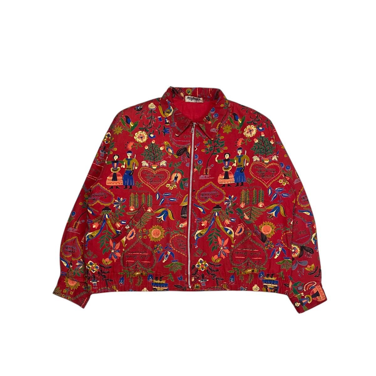 Japanese Brand Vtg Pioneer Trading Co. Allover Print Work Jacket Boxy fit Size US M / EU 48-50 / 2 - 1 Thumbnail